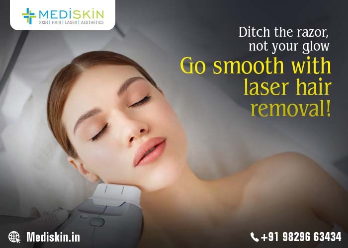 Ditch the Razor, Not Your Glow: Go Smooth with Laser Hair Removal at MEDISKIN