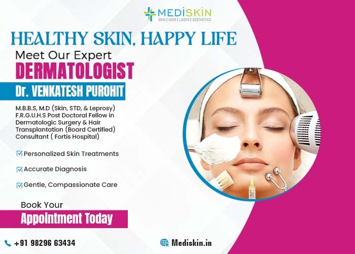 Healthy Skin, Happy Life – Meet Our Expert Dermatologist Dr. Venkatesh Purohit